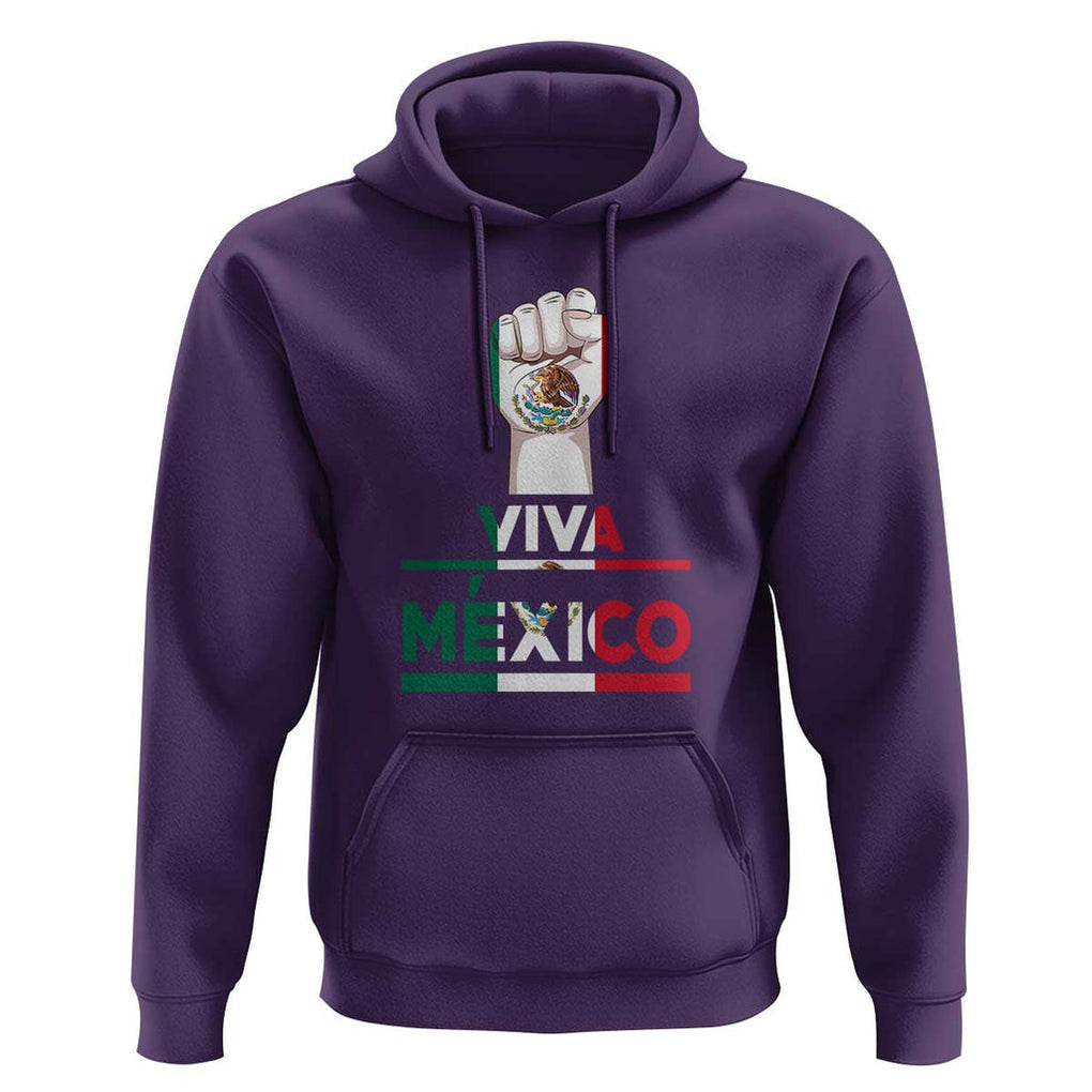 VIVA Mexico Independence Day Hoodie Celebrate Mexican Pride & Culture TS01 Purple Print Your Wear