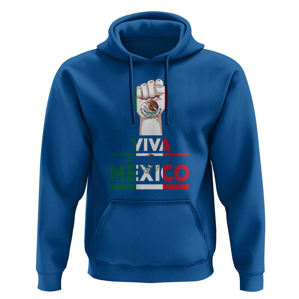 VIVA Mexico Independence Day Hoodie Celebrate Mexican Pride & Culture TS01 Royal Blue Print Your Wear