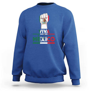 VIVA Mexico Independence Day Sweatshirt Celebrate Mexican Pride & Culture TS01 Royal Blue Print Your Wear