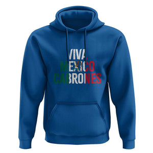 Mexican Independence Day Tee Hoodie Viva Mexico Cabrones Design with Heart TS01 Royal Blue Print Your Wear