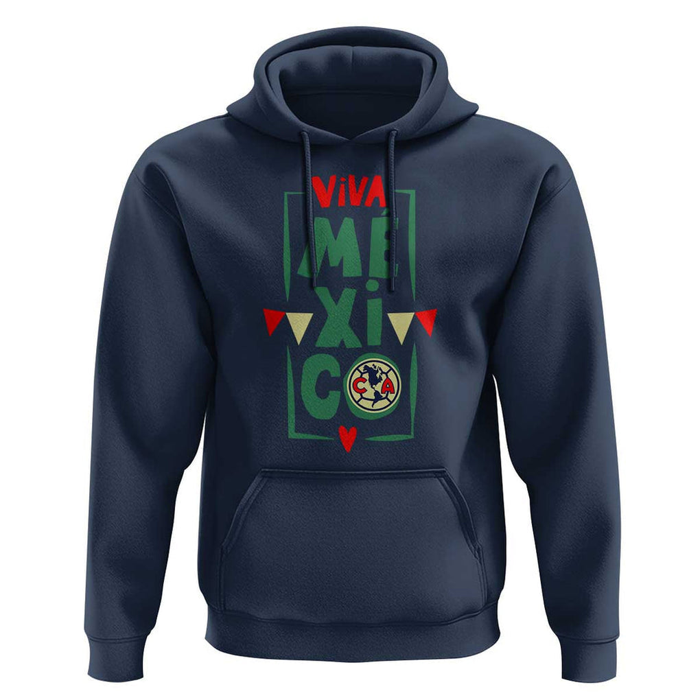 Club America Independence Day Hoodie Celebrate Mexican Heritage with Style TS01 Navy Print Your Wear