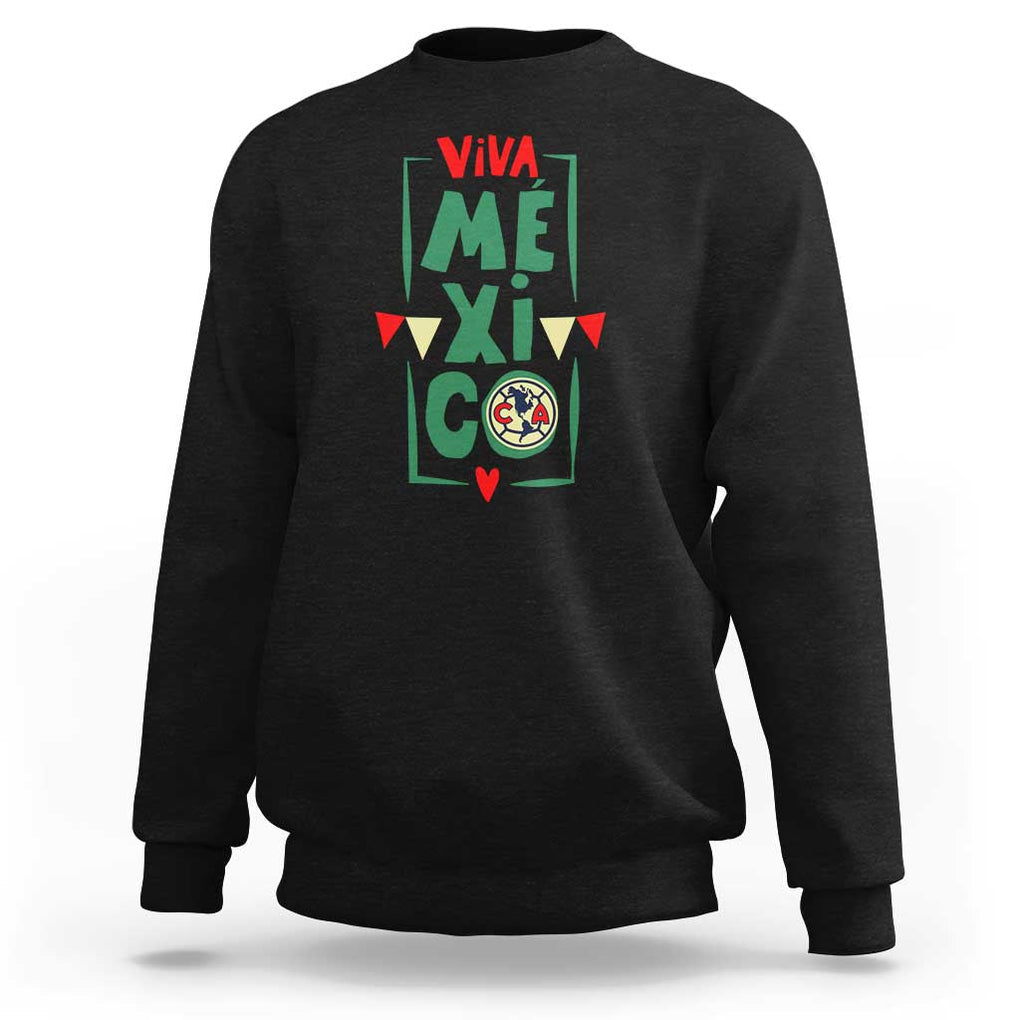 Club America Independence Day Sweatshirt Celebrate Mexican Heritage with Style TS01 Black Print Your Wear
