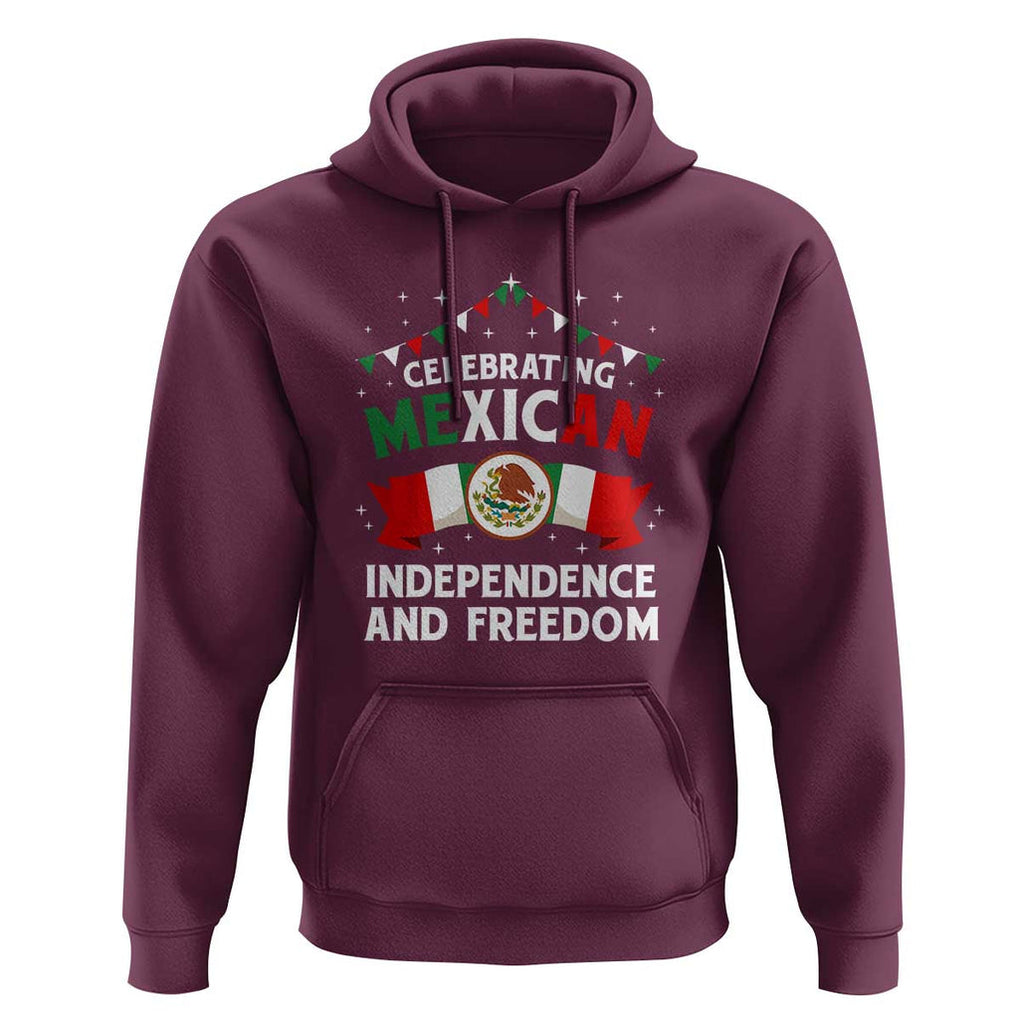 Celebrate Mexican Independence Day in Style Hoodie Proudly Display Mexicos Flag TS01 Maroon Print Your Wear