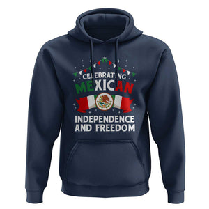 Celebrate Mexican Independence Day in Style Hoodie Proudly Display Mexicos Flag TS01 Navy Print Your Wear