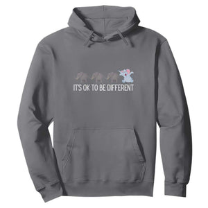 Autism It's Ok To Be Different Elephant Shirt Funny Elephant Hoodie TS01 Charcoal Printyourwear
