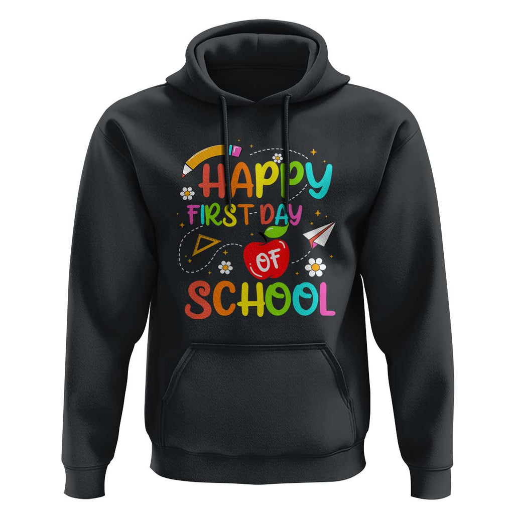 Welcome Back to School Hoodie First Day Premium Tee for Teachers & Students TS01 Black Print Your Wear