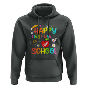 Welcome Back to School Hoodie First Day Premium Tee for Teachers & Students TS01 Dark Heather Print Your Wear