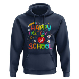 Welcome Back to School Hoodie First Day Premium Tee for Teachers & Students TS01 Navy Print Your Wear