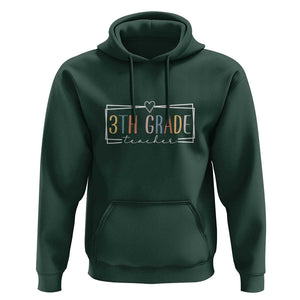 3rd Grade Squad Hoodie Perfect Back to School Tee for Teachers & Students TS01 Dark Forest Green Print Your Wear