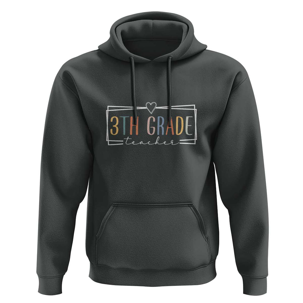 3rd Grade Squad Hoodie Perfect Back to School Tee for Teachers & Students TS01 Dark Heather Print Your Wear