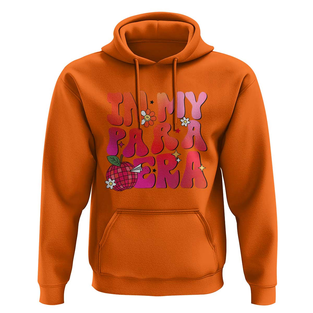 In My Para Era Teacher Hoodie Groovy & Funny Back to School Design TS01 Orange Print Your Wear