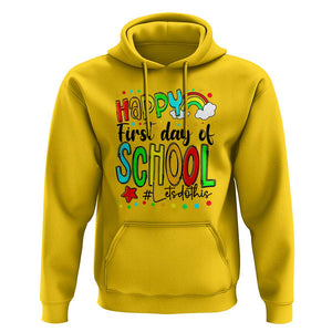 Happy First Day of School Hoodie Perfect for Teachers Back to School TS01 Daisy Print Your Wear