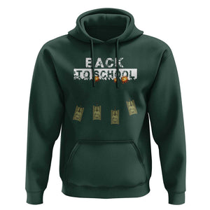 Back to School Game Over Tee Hoodie Funny Tank Design with Military Twist TS01 Dark Forest Green Print Your Wear