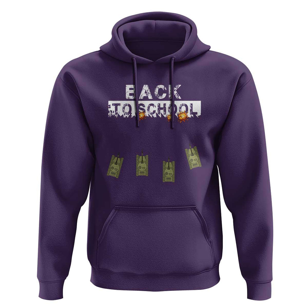 Back to School Game Over Tee Hoodie Funny Tank Design with Military Twist TS01 Purple Print Your Wear