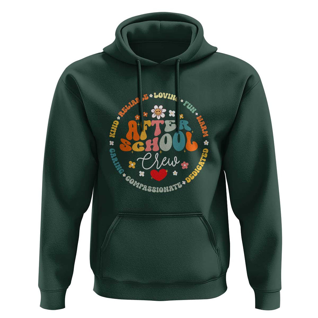 Back to School Crew Appreciation Hoodie Perfect for Kids TS01 Dark Forest Green Print Your Wear