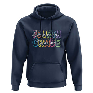 Back to School Fourth Grade Teacher Shirt Hoodie Dream Team Edition TS01 Navy Print Your Wear