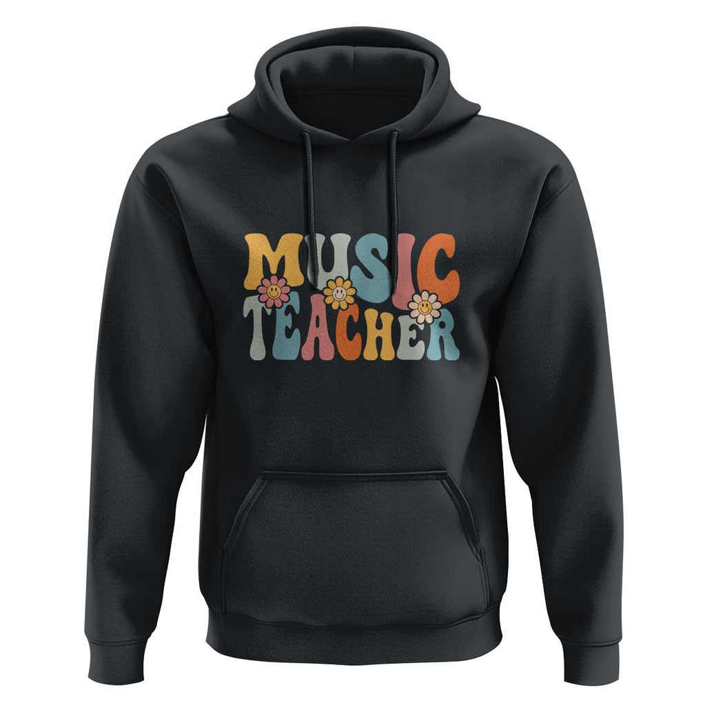 Adorable Music Teacher Hoodie Perfect Back to School Gift for Women TS01 Black Print Your Wear
