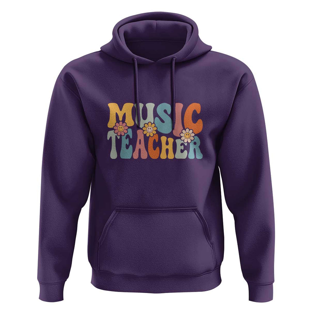 Adorable Music Teacher Hoodie Perfect Back to School Gift for Women TS01 Purple Print Your Wear