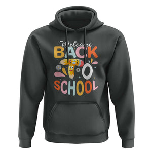 Welcome Back to School Tee for Students & Teachers Hoodie First Day of School Shirt TS01 Dark Heather Print Your Wear