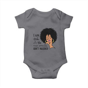 Black Queen Baby Onesie Lady Curly Natural Afro African American Ladies TS01 Charcoal Print Your Wear