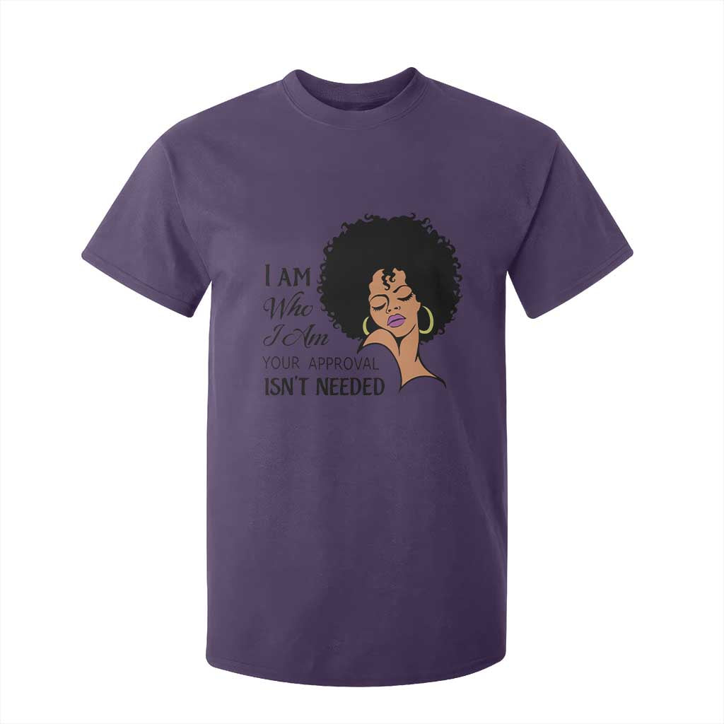 Black Queen T Shirt For Kid Lady Curly Natural Afro African American Ladies TS01 Purple Print Your Wear