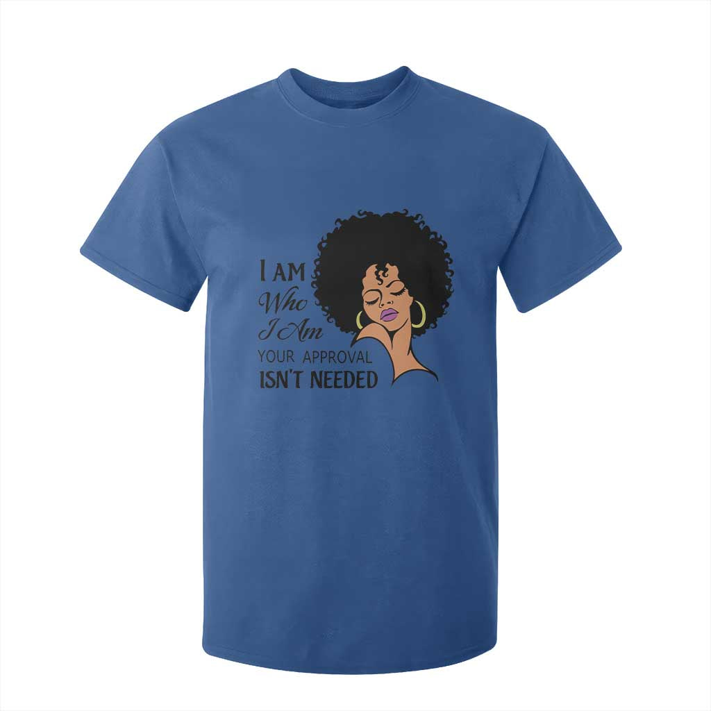 Black Queen T Shirt For Kid Lady Curly Natural Afro African American Ladies TS01 Royal Blue Print Your Wear