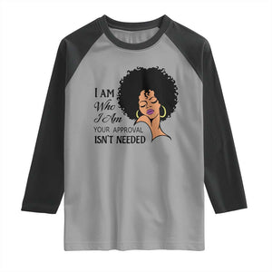 Black Queen Raglan Shirt Lady Curly Natural Afro African American Ladies TS01 Sport Gray Black Print Your Wear