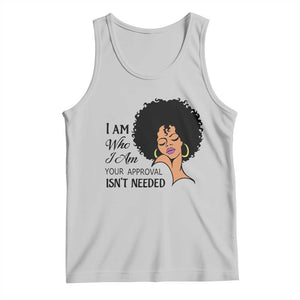 Black Queen Tank Top Lady Curly Natural Afro African American Ladies TS01 Ash Print Your Wear
