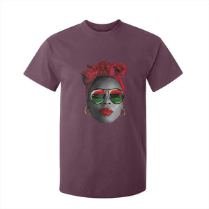 Black Queen T Shirt For Kid Dope Black Woman Pride BHM Juneteenth TS01 Maroon Print Your Wear