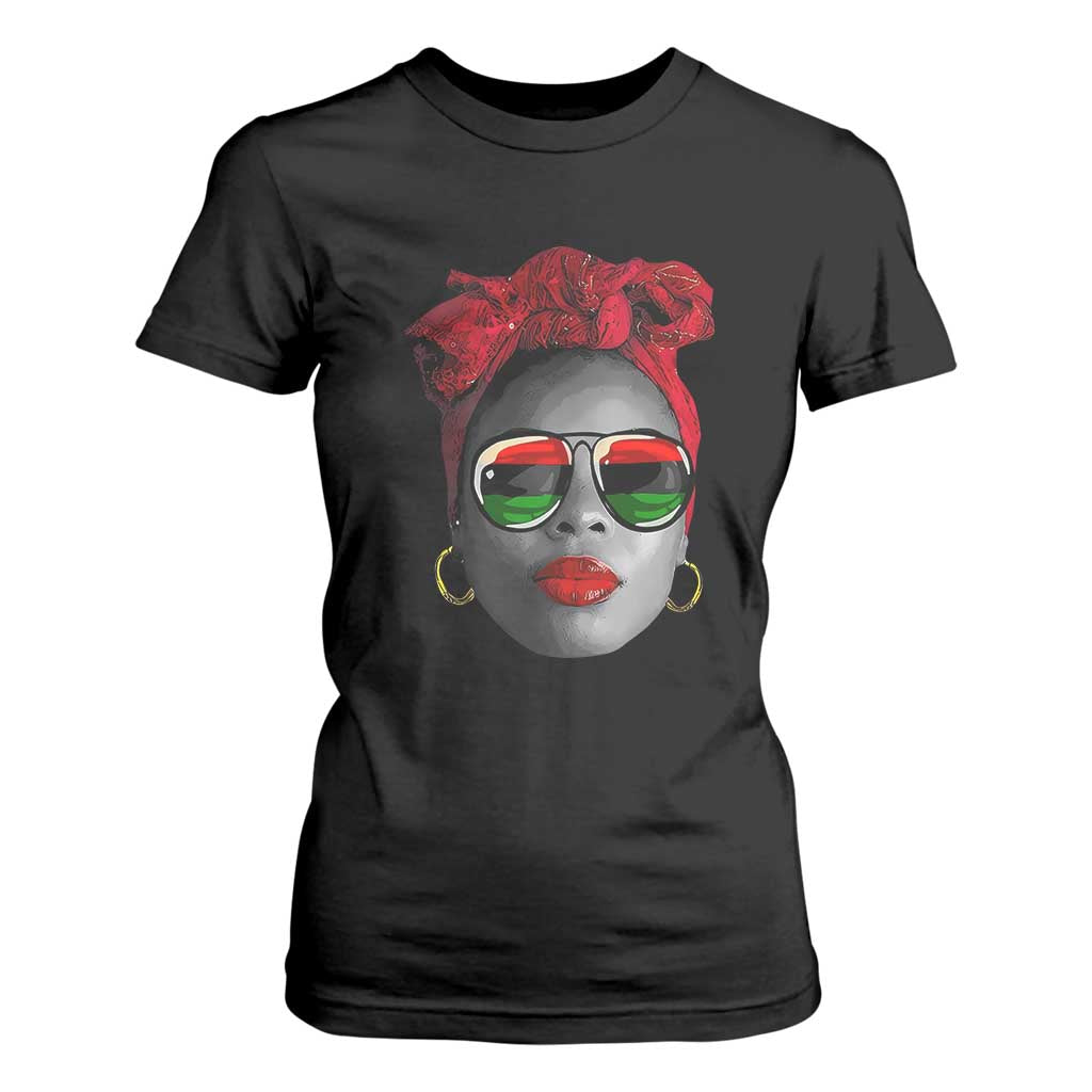 Black Queen T Shirt For Women Dope Black Woman Pride BHM Juneteenth TS01 Black Print Your Wear