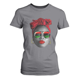 Black Queen T Shirt For Women Dope Black Woman Pride BHM Juneteenth TS01 Charcoal Print Your Wear