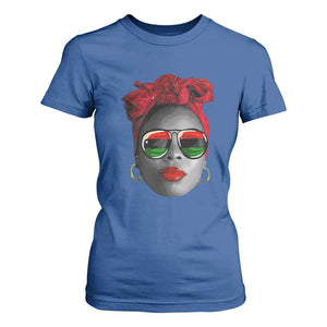 Black Queen T Shirt For Women Dope Black Woman Pride BHM Juneteenth TS01 Royal Blue Print Your Wear