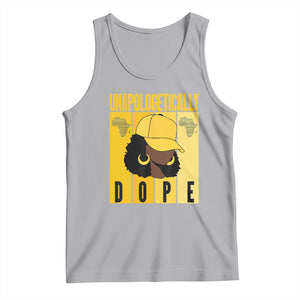 Unapologetically Dope Tank Top Black History Month African America TS01 Athletic Heather Print Your Wear