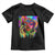 Afro Woman Graphic Toddler T Shirt African Pride Color Painted TS01 Black Print Your Wear