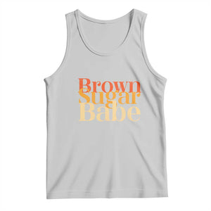 Brown Sugar Babe Tank Top Proud Black History Women Pride Juneteenth TS01 Ash Print Your Wear