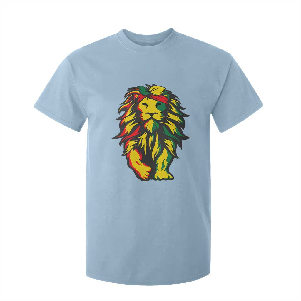 Juneteenth Lion T Shirt For Kid Cool Black History African American Pride TS01 Light Blue Print Your Wear