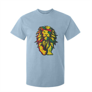 Juneteenth Lion T Shirt For Kid Cool Black History African American Pride TS01 Light Blue Print Your Wear