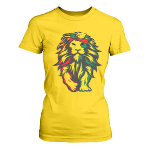 Juneteenth Lion T Shirt For Women Cool Black History African American Pride TS01 Daisy Print Your Wear