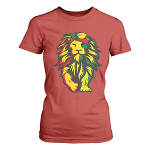 Juneteenth Lion T Shirt For Women Cool Black History African American Pride TS01 Red Print Your Wear