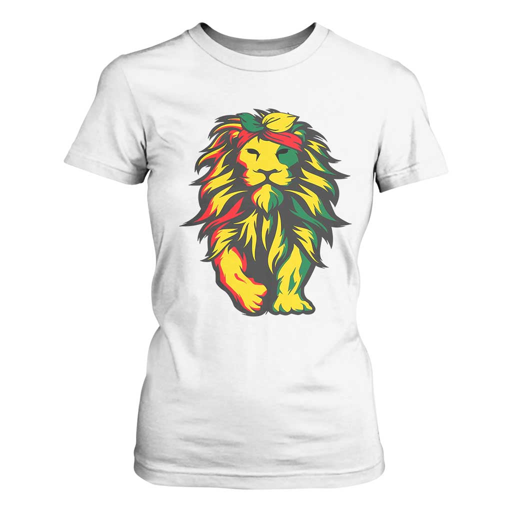 Juneteenth Lion T Shirt For Women Cool Black History African American Pride TS01 White Print Your Wear