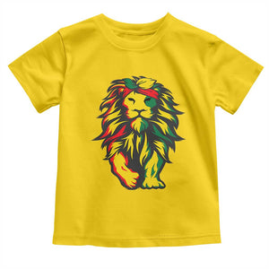 Juneteenth Lion Toddler T Shirt Cool Black History African American Pride TS01 Daisy Print Your Wear