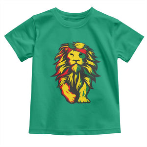 Juneteenth Lion Toddler T Shirt Cool Black History African American Pride TS01 Irish Green Print Your Wear
