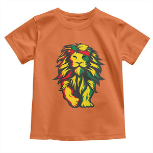 Juneteenth Lion Toddler T Shirt Cool Black History African American Pride TS01 Orange Print Your Wear