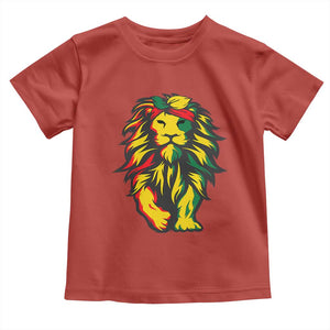 Juneteenth Lion Toddler T Shirt Cool Black History African American Pride TS01 Red Print Your Wear