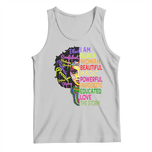 Black History Tank Top I Am The Storm Women Juneteenth TS01 Ash Print Your Wear