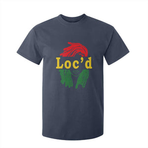 Locd Hair Girl T Shirt For Kid Black Woman Melanin Girl Juneteenth TS01 Navy Print Your Wear