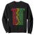 Happy Juneteenth Sweatshirt Dream Like Leaders TS01 Black Printyourwear