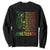 Juneteenth Sweatshirt Dream Like Leaders TS01 Black Printyourwear