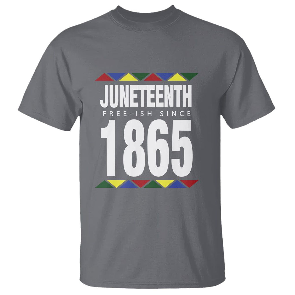 Free Ish Since 1865 T Shirt TS01 Charcoal Printyourwear