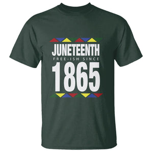 Free Ish Since 1865 T Shirt TS01 Dark Forest Green Printyourwear